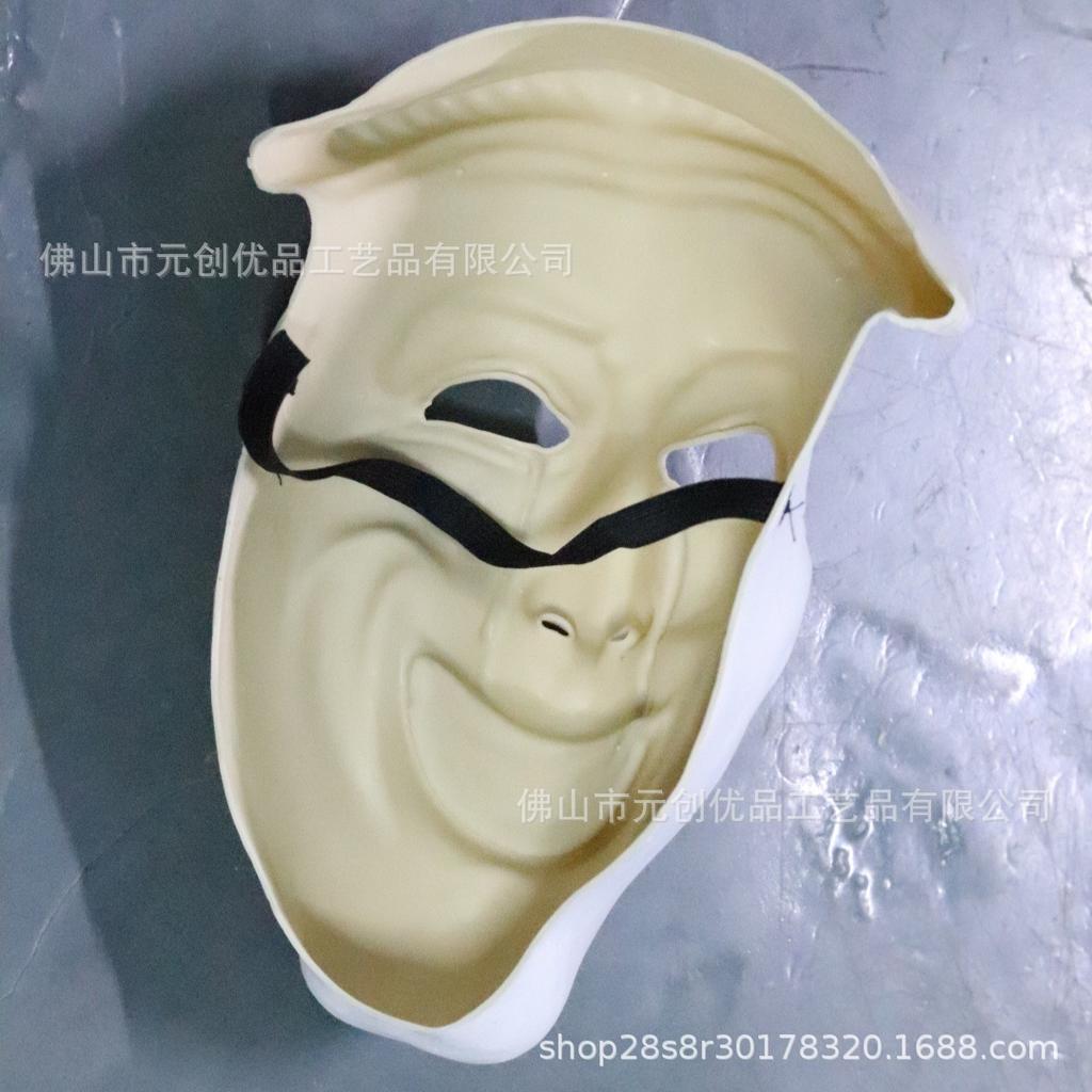Halloween mask, scary bloody tear mask, latex full-face mask, haunted house, escape room, frightening prop