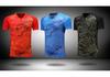 Unisex Schnelltrocknendes Drachenmuster Tischtennis-Uniformset - Sommer Kurzarm Sporttrikot für Training & Wettkampf