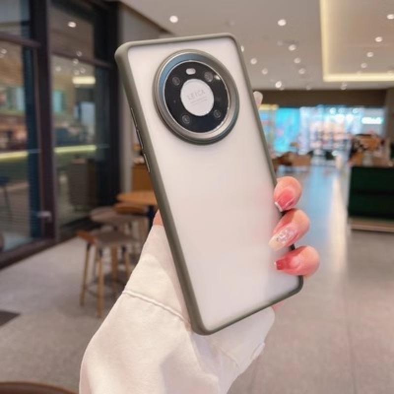 Cilt Hissi Peelingli Huawei Mate60Pro Cep Telefonu Kılıfı 50 Altın Kalkan Şeffaf Mate40Pro Düşme Korumalı Kılıf