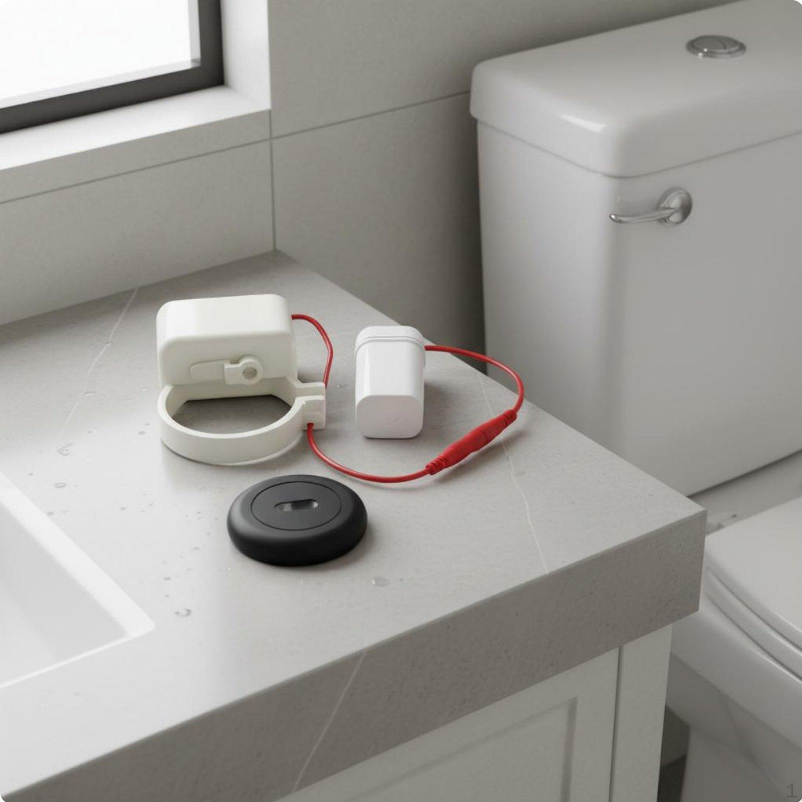 Automatic Toilet Flush Hygienic Hands Flusher Kit Easy Installation Restroom Accessory for