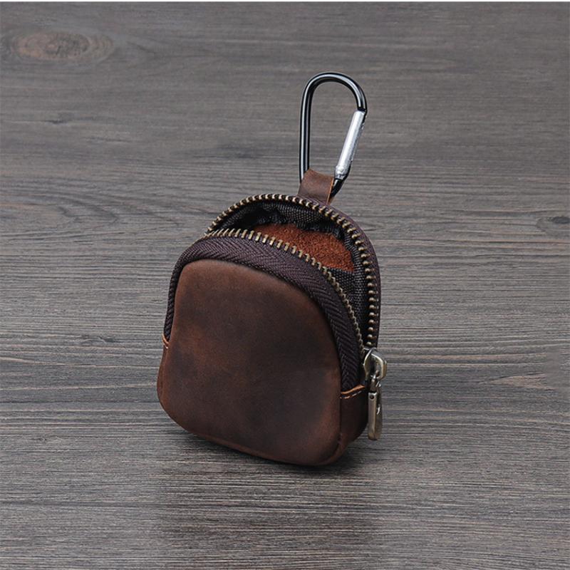 Portamonete in Ecopelle Borsa Piccola Retro con Zip per Monete Auricolari Accessori Ciondolo