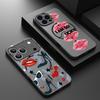Thin Ring Magnetic For Magsafe Case For iPhone 17 Pro Max Case iPhone 16 15 14 13 Pro Max 17E Fashion Lips Heels Print Hybrid TPU+PC Matte Cover