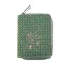 New Colorful Plaid Short Zipper Small Wallet, Wallet Direct Sales.