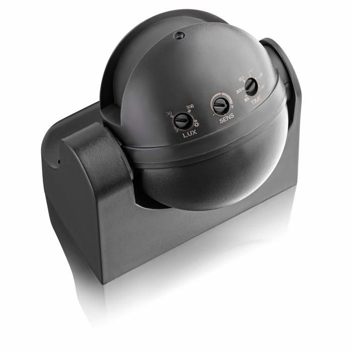 Détecteur de mouvement - sebson - 2xhfoutaa - 15m portée - 180° angle - anthracite