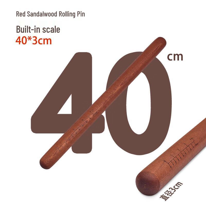 

Di Rui En Red Sandalwood Non-Stick Rolling Pin