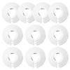 10Pcs Radiator Pipe Cover, White Plastic Pipe Covers Sleeve, Tidy Decoration for 17 Mm Diameter Pipe, White Radiator Pipe Covers