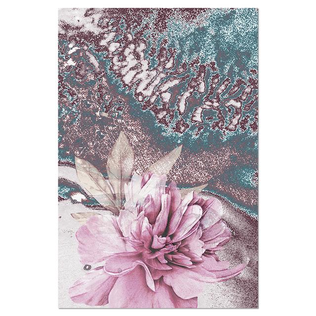 Wall Art Flower Posters and Prints Abstract Painting Scandinavian Poster Nordic Style Decorative Pictures for Living Room Decor