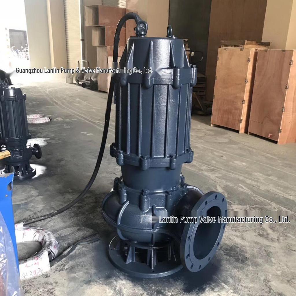 New 100WQAS60-12-4 Sewage Sludge Cutting Submersible Pump for Septic Tanks
