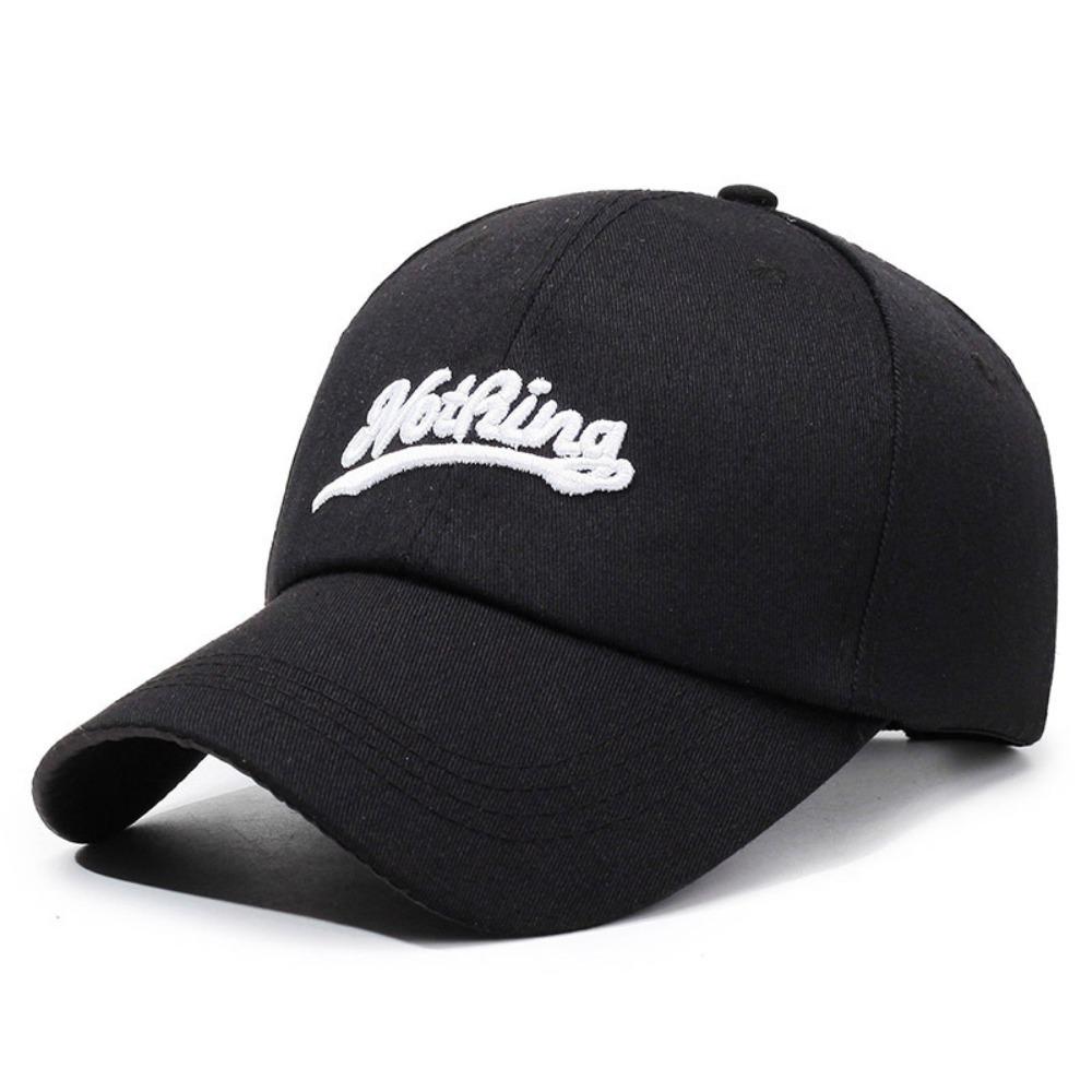Breathable Baseball Hat Letter Embroidery Duck Tongue Cap Fashion Duckbill Cap Women Men