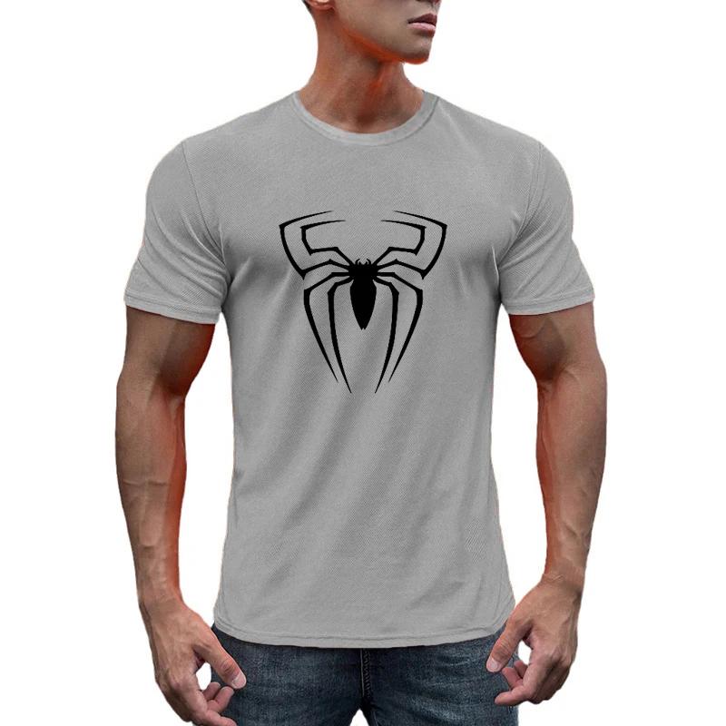 Sommer Herren Atmungsaktives Mesh Schnelltrocknend Locker Kurzarm T-Shirt Mode Bedruckt Lässig Joggen Fitnessstudio Bodybuilding Sporttop