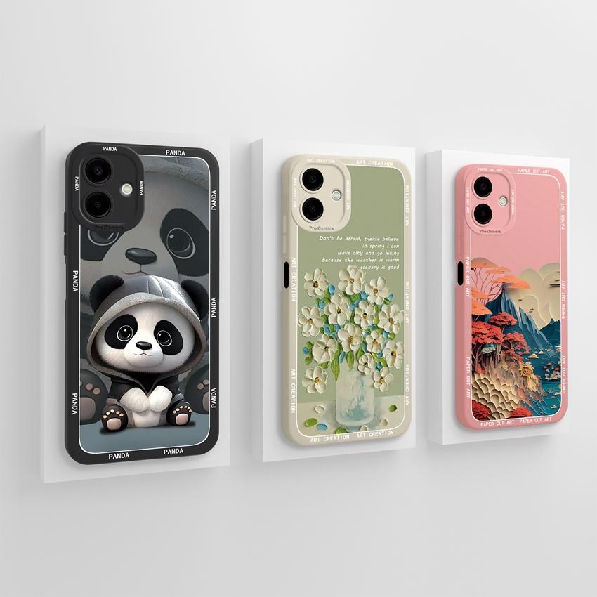 Sacs pour téléphone Pour Samsung A07 M07 F07 A17 M17 F17 M36 F36 M56 S26 Plus A25 Motifs Étiquette Mode Coque Arrière Souple en Silicone antichoc Pour Boîtier Samsung