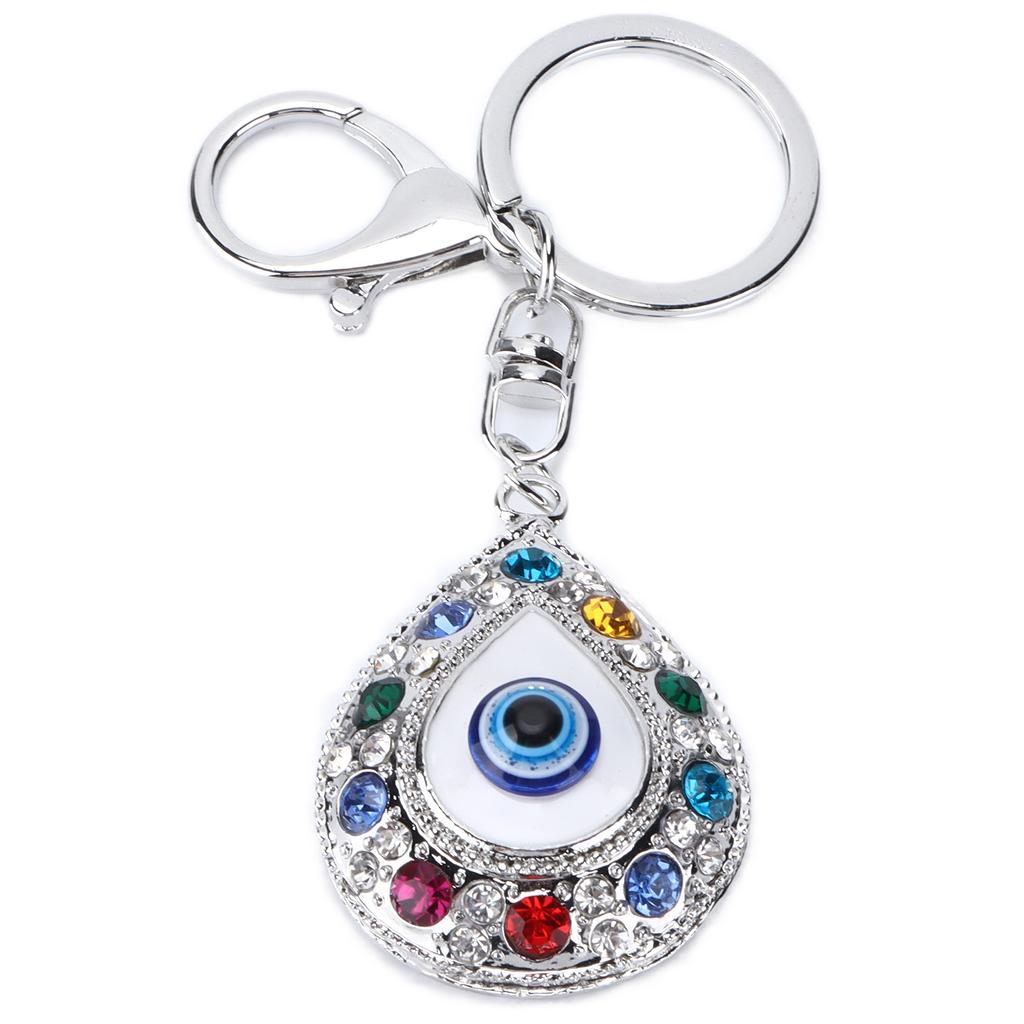 Evil Eye Keychain Durable Portable Colorful Keychain for Handbag Hooks Home Decoration Gifts