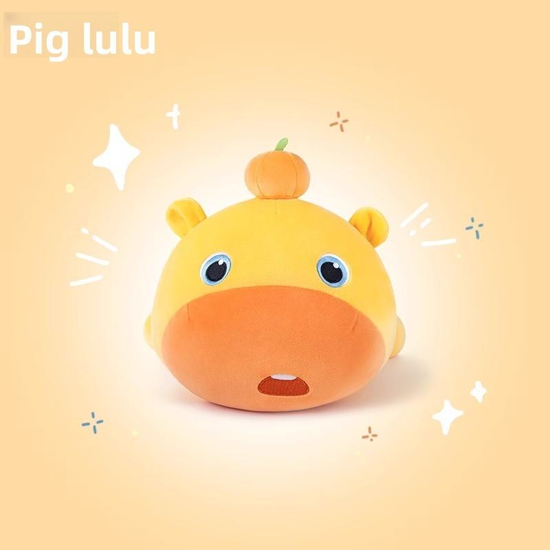 Capybara Cuter Plush Toy Withorange On Top Design For Kids Bedroom Decor Gift