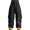 Mens and Womens Baggy Ski Pants Waterproof Windproof Snowboarding Pants Insulated Winter Outdoor Hiking Warm Skiing Pants Loose Sport Snow Pants