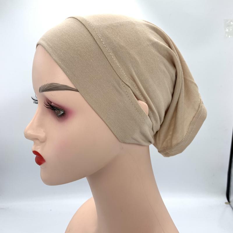 

Джерси хлопок мусульманки женщины под хиджаб шапочка с отверстием для ушей внутренняя хиджаб шапочка круглая лоб подшлемник капот Femme Musulman