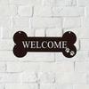 Heartbeat Metal Wall Decor Pet Lover Gift Home Garden Art Statue
