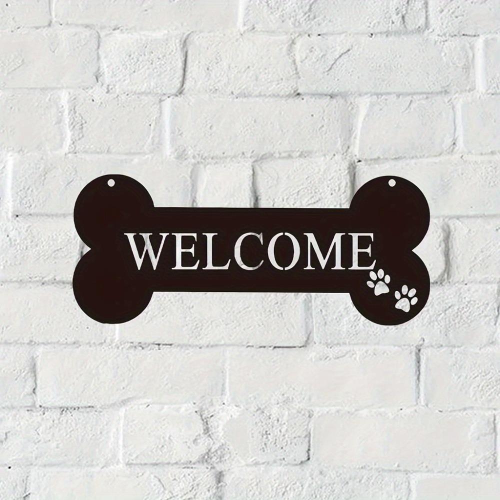 Heartbeat Metal Wall Decor Pet Lover Gift Home Garden Art Statue