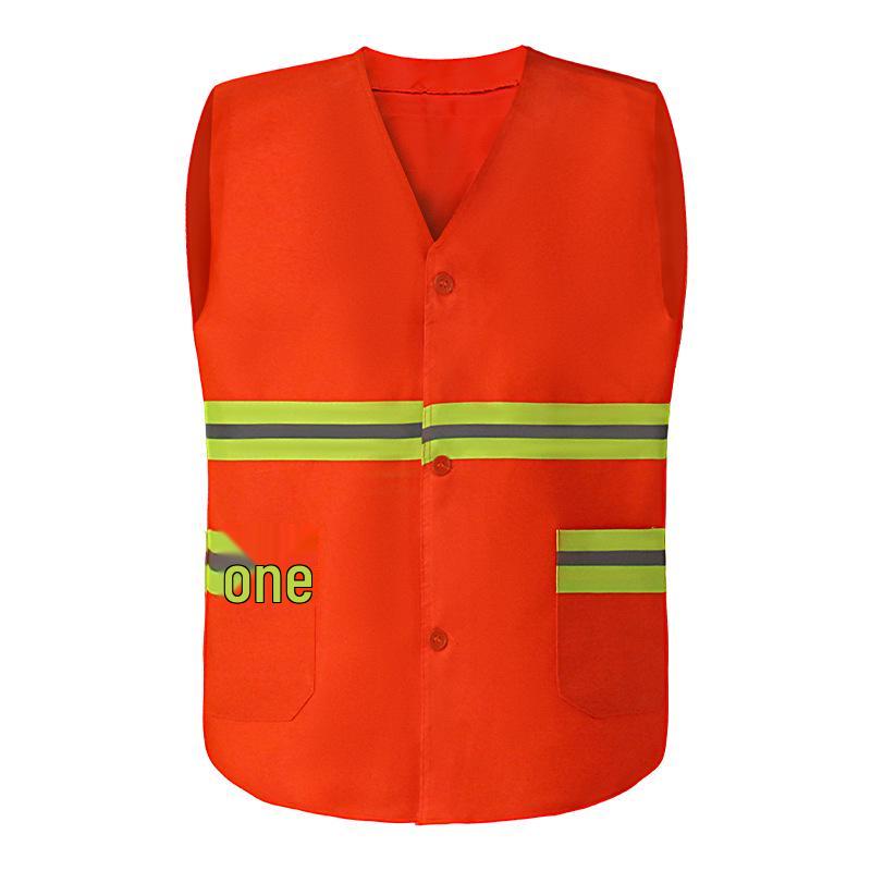 High-Visibility Reflective Safety Vest for Traffic and Construction Workers