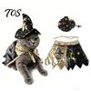 Halloween Wizard Cloak for Pets 1 Set Cat Witch Costume, Black Cape And Hat, Moon Pet Costume Star Pointed Hat Cats Small Medium Dogs Festive