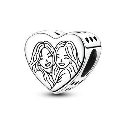 Charm Bead Charms Copper Authentic Warmth Pattern Heart Charm Bead Charms Fits 3mm Bracelets Necklaces Ideal For Women Luxury Do It Yourself Jewellery