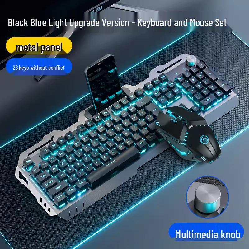 Maverick Mechanical Gaming Keyboard, Mouse, and Headset Set - Wired Esports Peripherals.