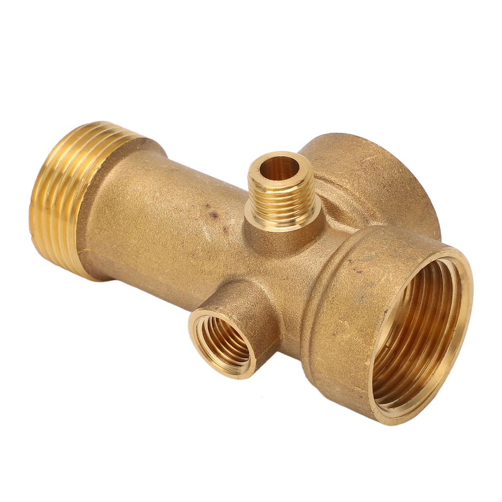 Fiting țeavă 5 căi alamă G1 G1 4 Conector conductă apă ulei gaz pentru bucătărie baie