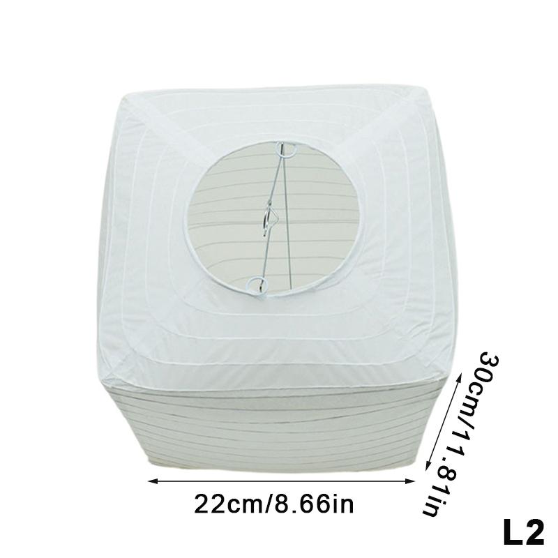 Hand-Painted Square Paper Lanterns Diy Foldable Hanging Decor Without Candles For Indoor/Outdoor Parties, Weddings, Home Garden