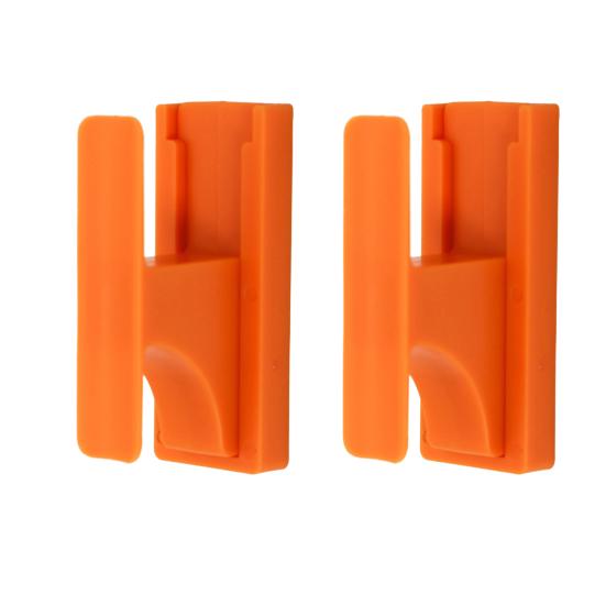 

2 шт. настенный держатель для удочки, прочный, противоскользящий, универсальный, телескопический, для фиксации удочки на льду, стойка-органайзер, подставка для рыболовных принадлежностей 2pcs оранжевый