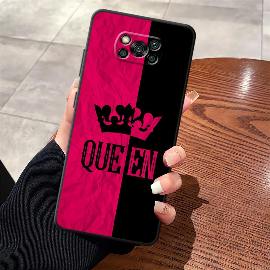 

Чехол для Xiaomi Poco F8 C61 C75 C71 M5 F1 X3 X4 X5 X7 Pro M3 M4 M7 F3 C50 Funda Чехол для телефона Корона Буквы Poco C61