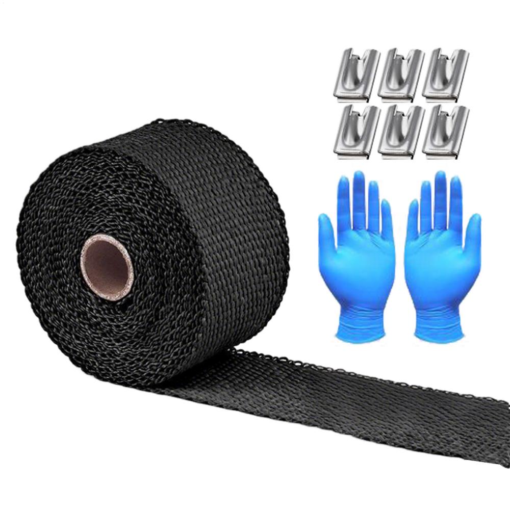 

Exhaust Wrap Tape 33 Feet Protection Wrap Heat Insulation Protection Sheet For Automotive Motorcycle Car Truck Mufflers Exhaust