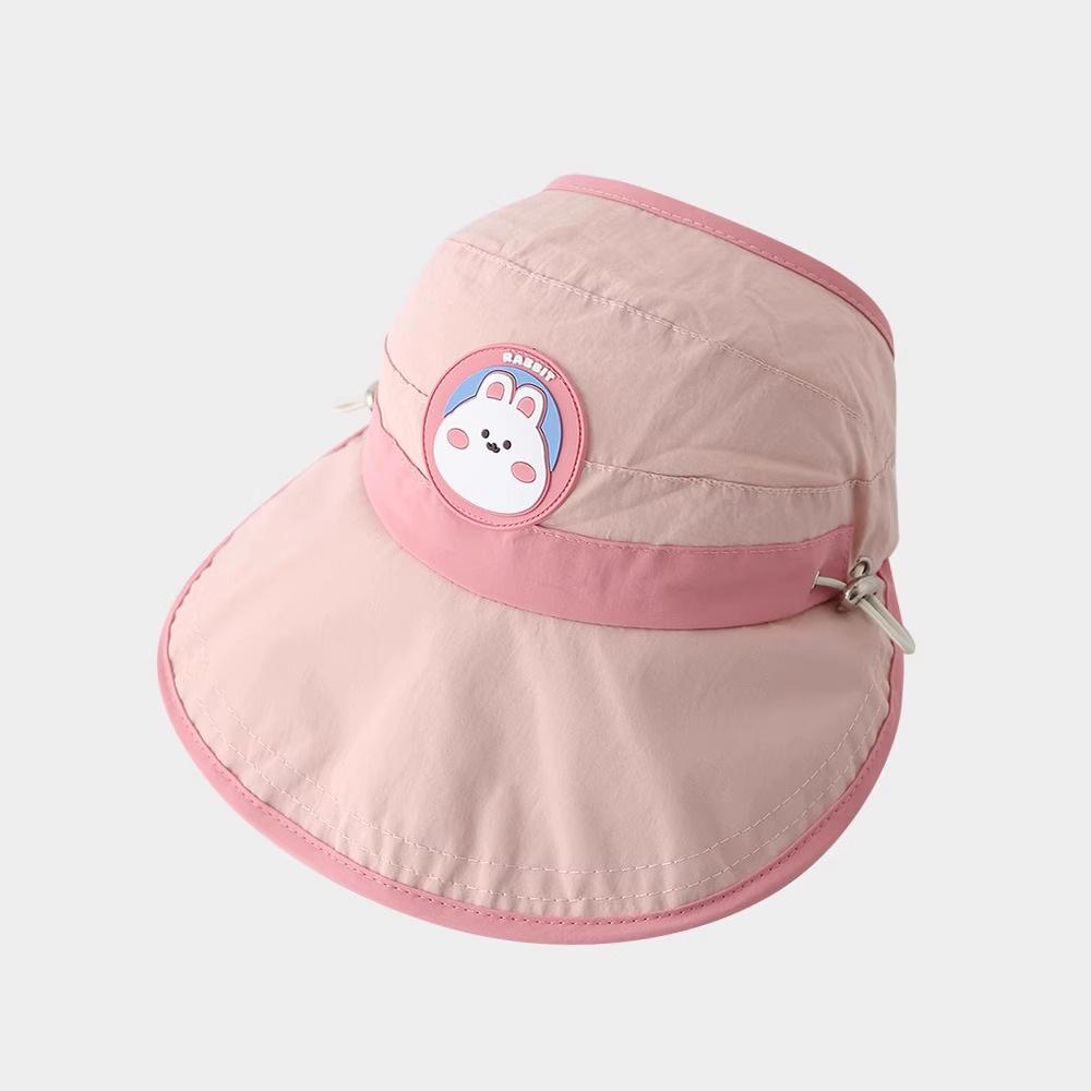Kids' Sun Protection Hat Summer Quick-dry Anti-UV Open-Top Visor Lightweight Large Brim Toddlers Outdoor Clothes Accessories