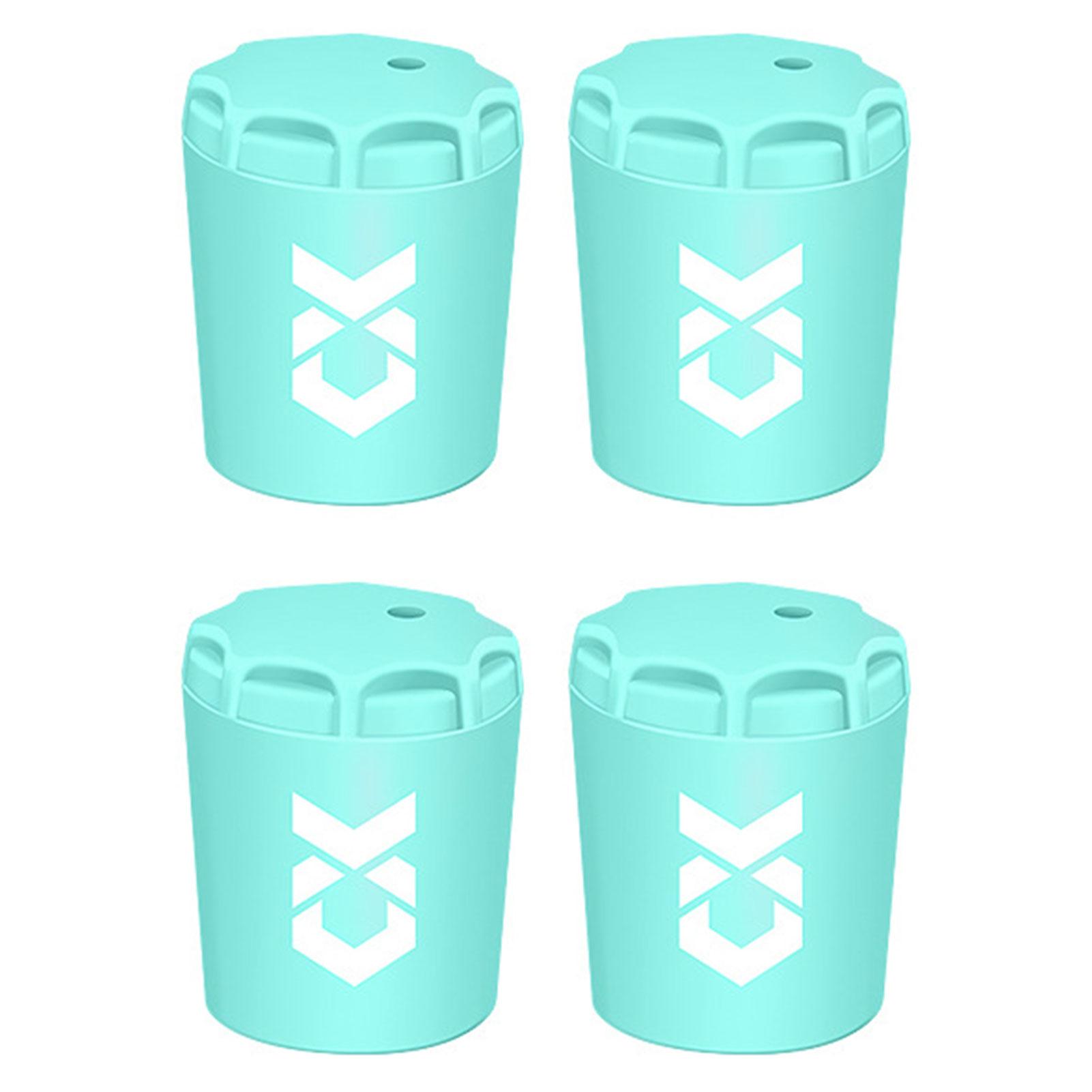 4PCS Fishing Rod Butt Cushion Silicone End Cap For Rod Protection Comfort Rod Butt Comfort Pads Soft Fishing Accessories As Shown
