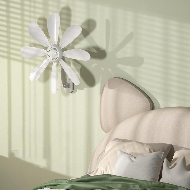 Wall Fan Small Wall Mounted Electric Fan No Drilling Required For Household/ Toilet/ Bathroom/ Kitchen