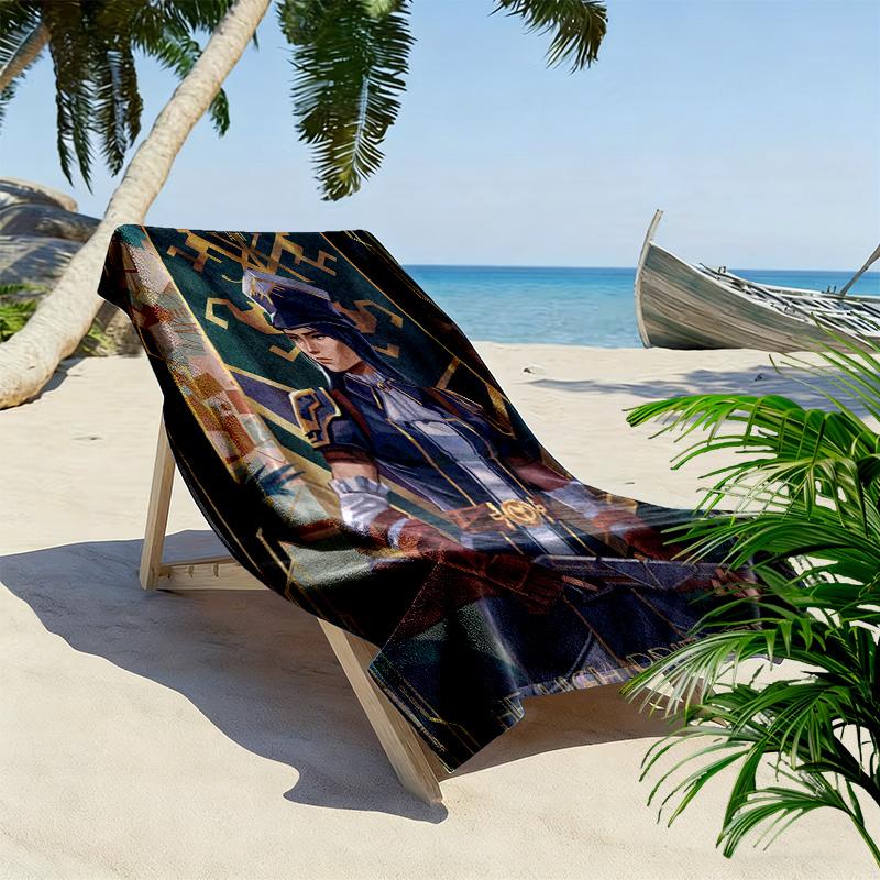 Arcanum 2D Flat Print Beach Towel, Large Soft Quick Dry Towel for Beach Camping SwimmingXSTJ0915229