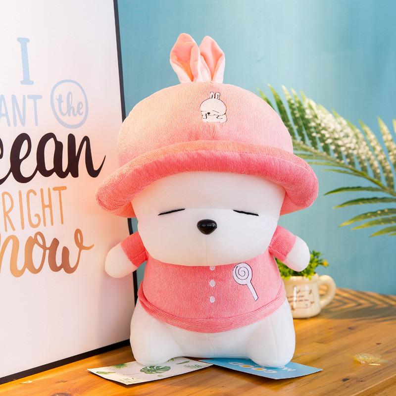 

Pink Blue Hat Hatted Mashimaro Doll Anime Plush Toy Children Festival Gifts 60cm рожевий