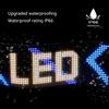 USB 5V Scrolling Led Matrixes Panel  Waterproof App Programmable Flexible LED Sign