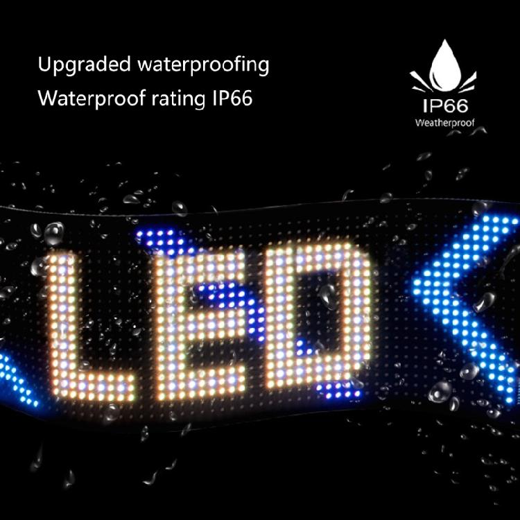 USB 5V Scrolling Led Matrixes Panel Waterproof App Programmable Flexible LED Sign