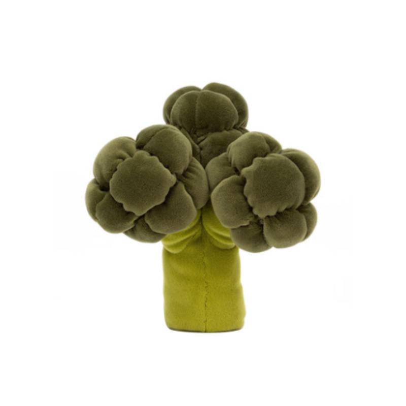 JELLYCAT Fun Food Series Vegetables Lively Broccoli Companion Doll Plush Doll 17cm Tall