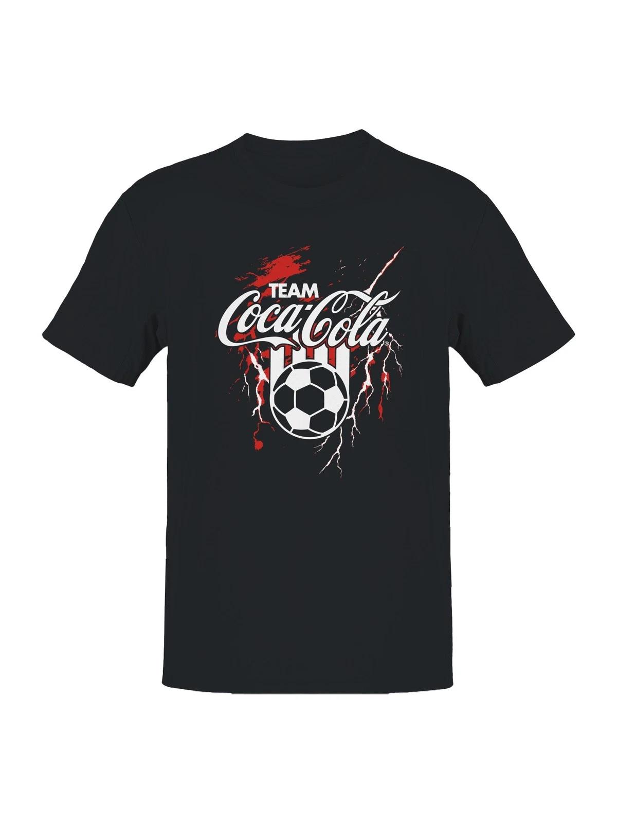 Coca Cola Team Coca-Cola Soccer Splash Art Men s T-shirt XXXXL