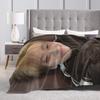 Soft Comfy Blanket Travel Ald1 Sangwon Bedding Throws Graphic  Bedspread For Home Decor