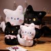 Mädchenherz Schal Katze Puppe Plüschtier Kätzchen Puppe Kinder Beruhigungs-Stoffpuppe Mädchen Geburtstagsgeschenk