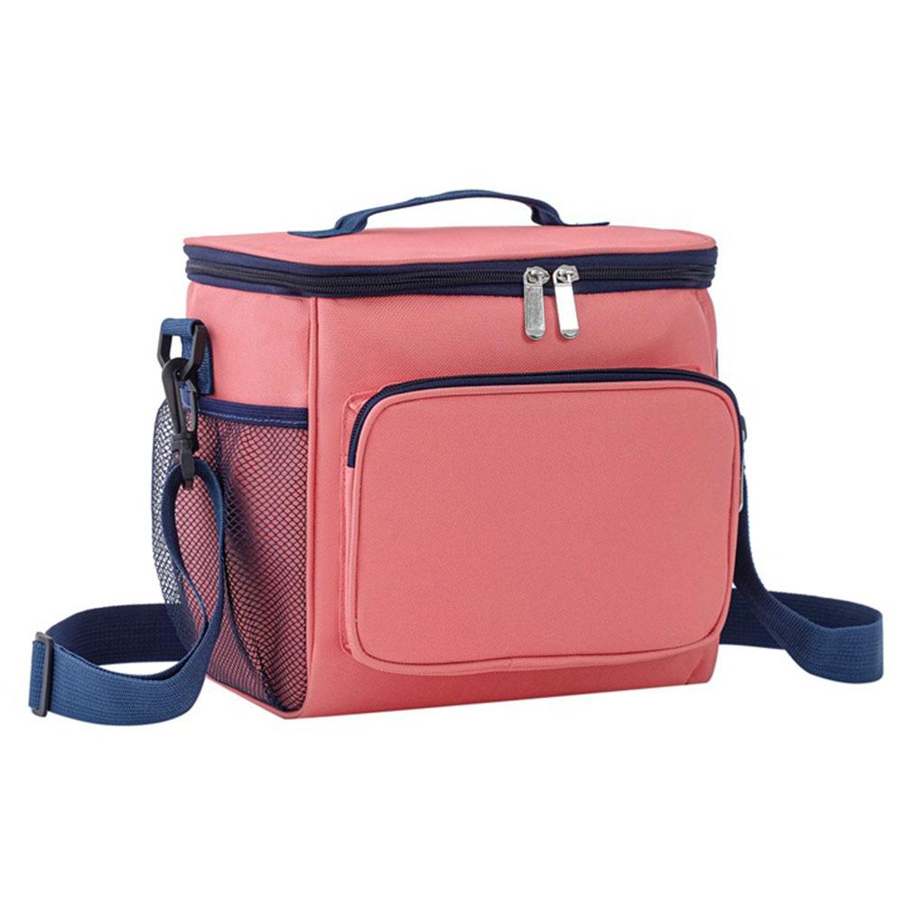 Insulated Lunch Bag Wide-Open Cooler Bag Large Capacity Picnic Organizer Bag Adjustable Shoulder Strap for Picnic Hiking Beach