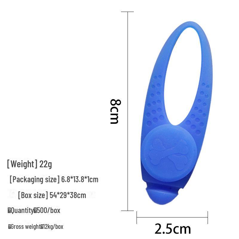 

Светодиодный силиконовый ошейник для собак с подсветкой Universal Size