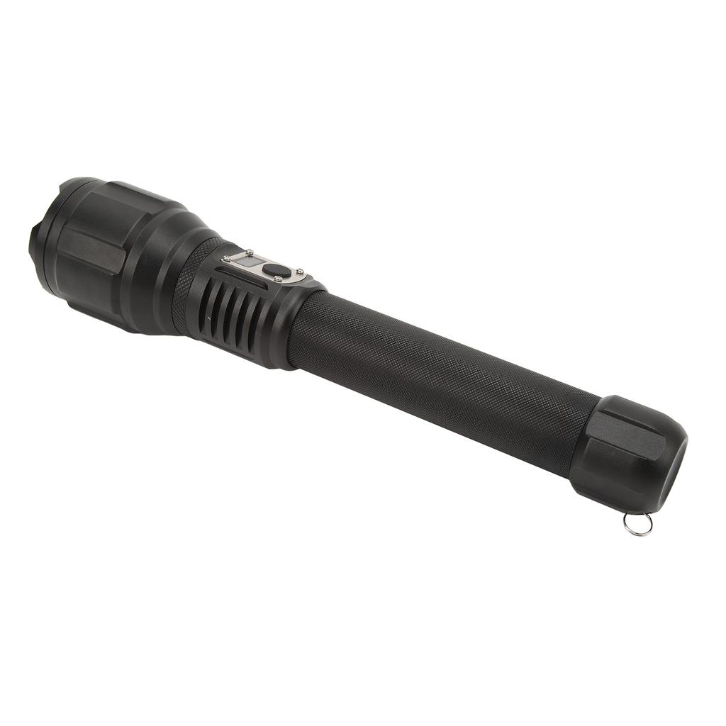 LED Flashlight with Electronic Display Type C USB Charging Waterproof Ultra Bright Flashlight for