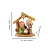 Cartoon-Style Nativity Tabletop Figurine Religious with