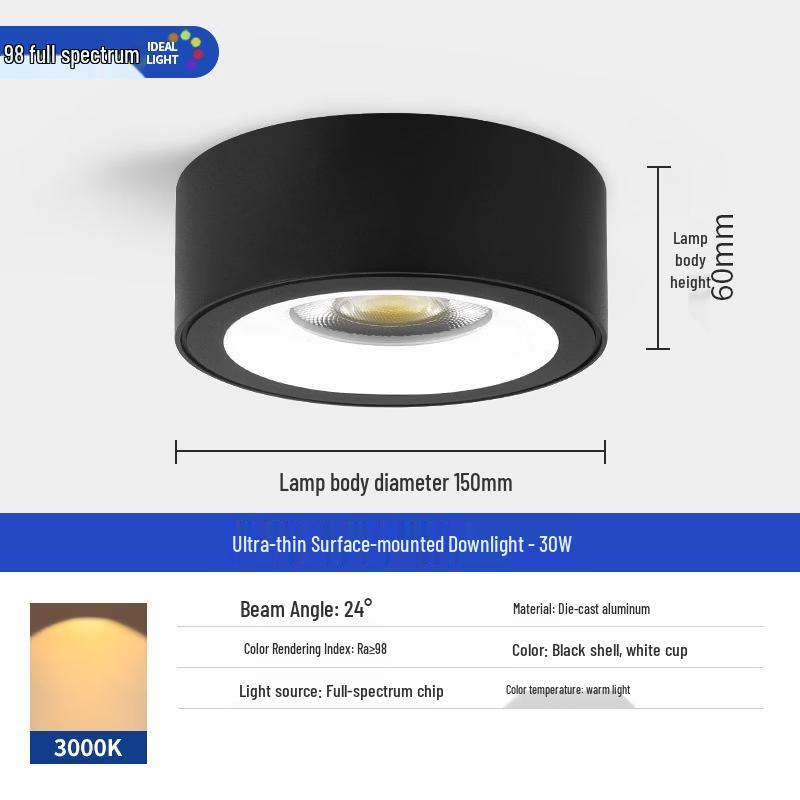 Nu Feng Ultra-Thin Anti-Glare Surface-Mounted LED Spotlight