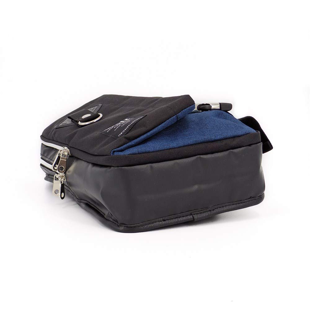 Walt Body Bag with Flap, Two-Layer Storage, Color-Scheme Black