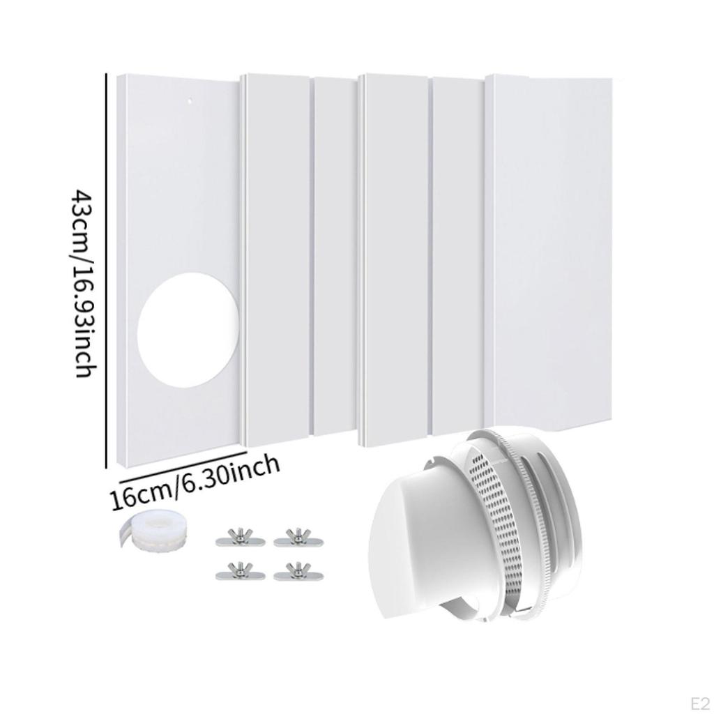 Air Conditioner Window Kit Sturdy Replacement for Repair Home Sliding Without Rain Cover