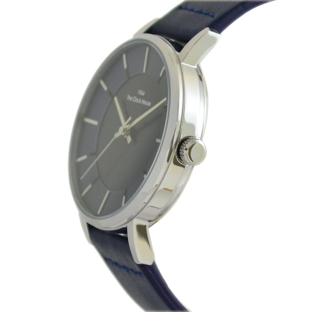 [The Clock House] Casual Simple Analog Waterproof Watch Stylish MCA5002-NV1B Men's Blue