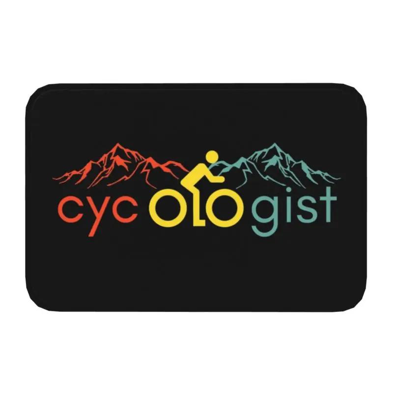 Personalized Bicycle Bike Riders Doormat Mat Anti-Slip Bicycling Cyclist MTB Mountain Biking Kitchen Bath Toilet Rug Carpet